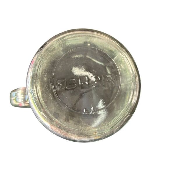 Chicago Bears Fisher Peanuts Tall Heavy Clear Glass Mug - Picture 5 of 6